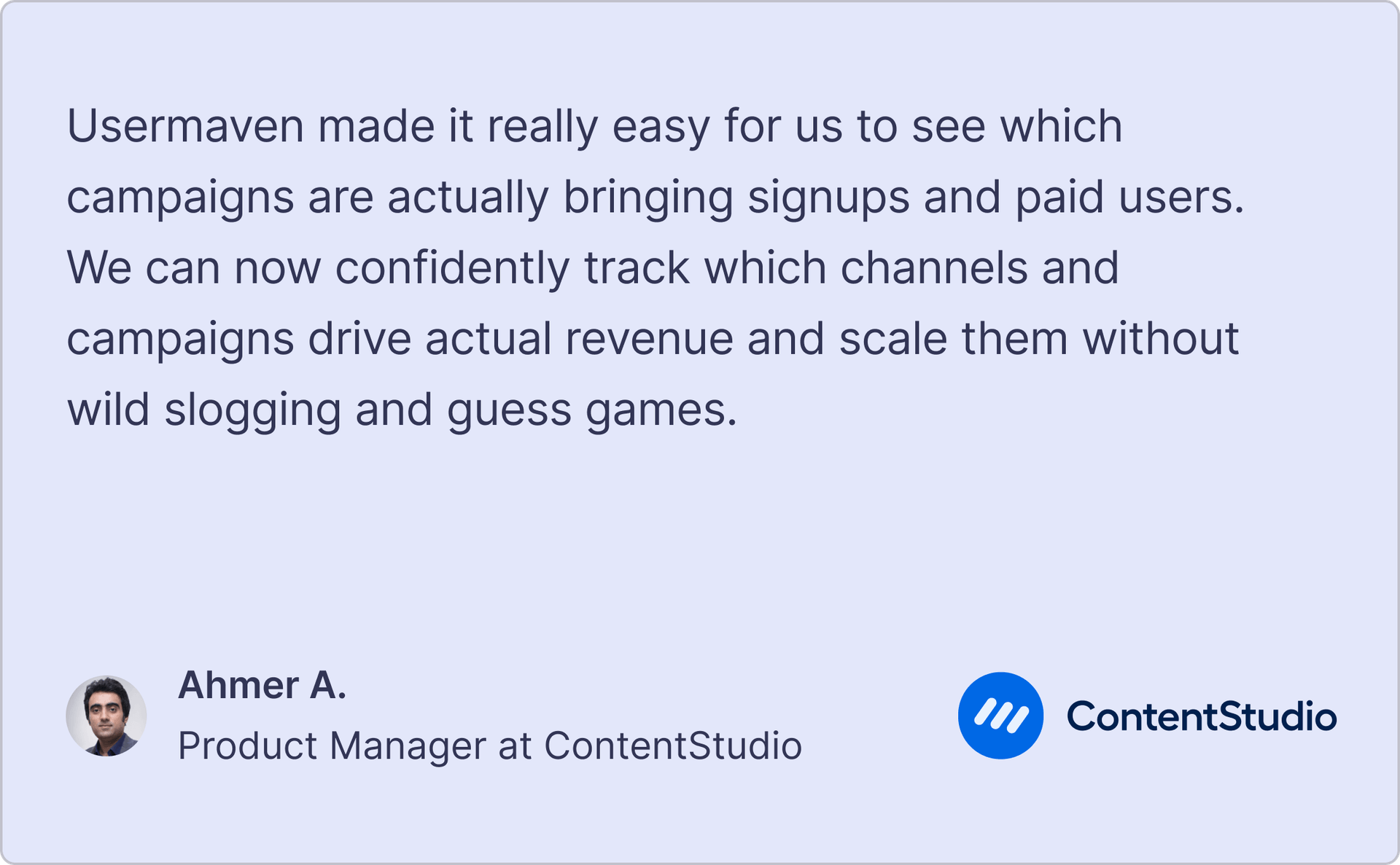 How ContentStudio improved ROAS, revenue attribution, and paid campaign decisions with Usermaven