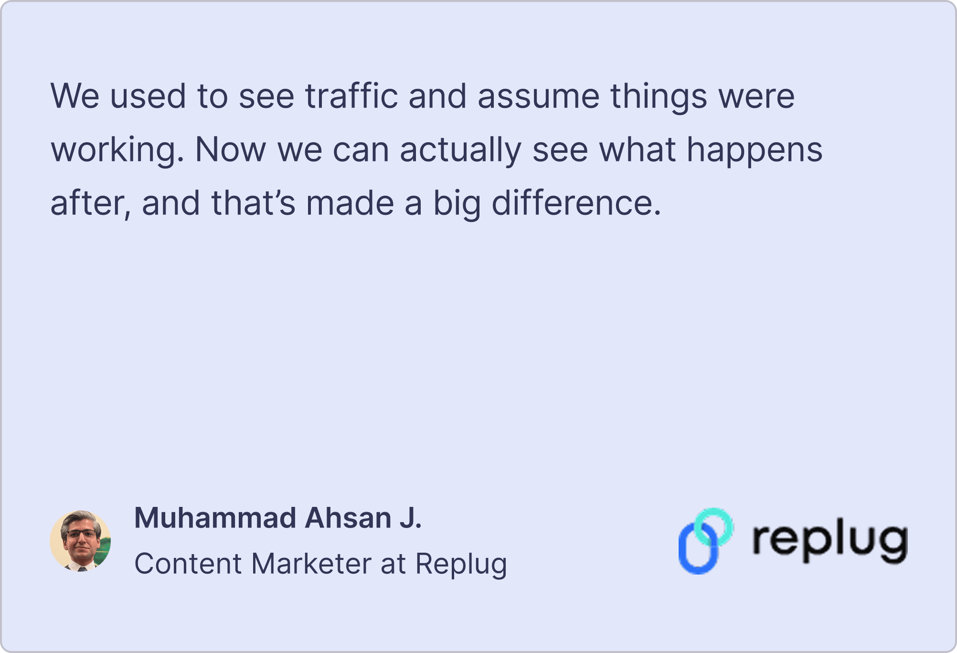 Replug went from tracking clicks to understanding what actually drives conversions