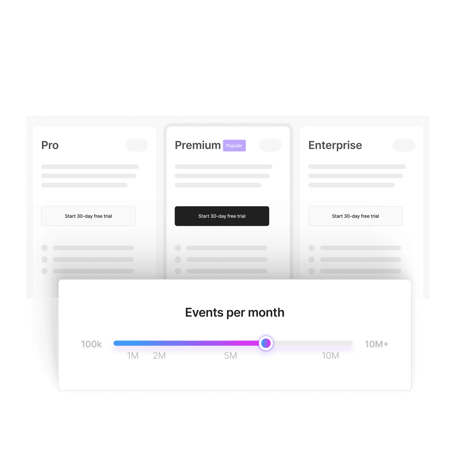 Usermaven’s transparent pricing