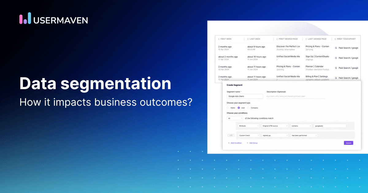 What is data segmentation and how it impacts business outcomes?