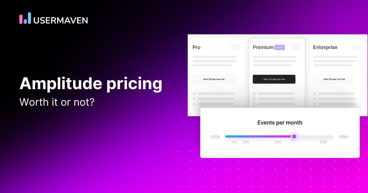 Amplitude pricing: Worth it or not? [Discover Usermaven as an alternative]