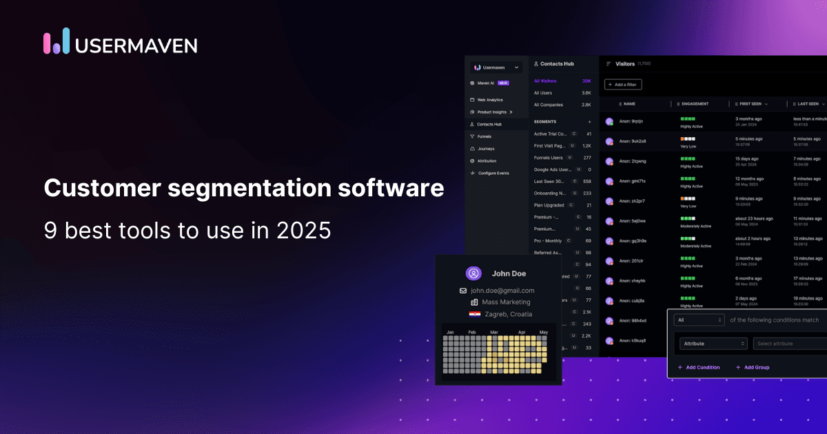 9 best customer segmentation software tools for 2025