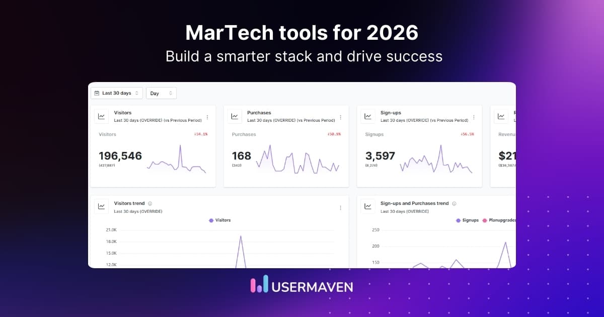 Top 10 MarTech tools for a high-performing stack in 2026