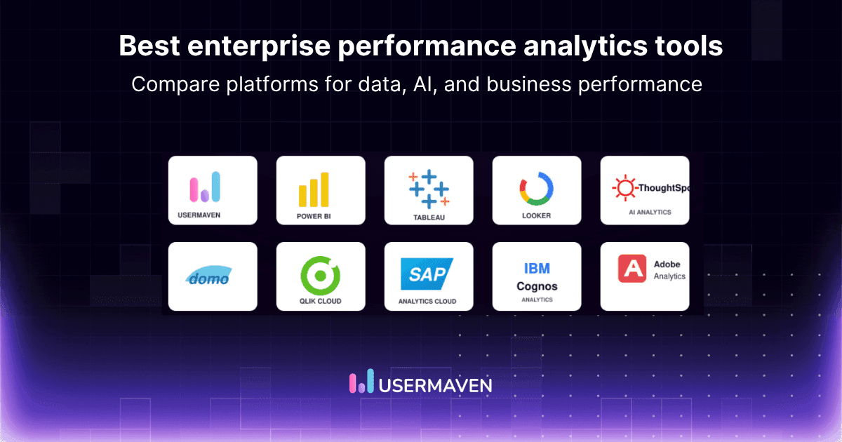 10 Best enterprise performance analytics tools in 2026