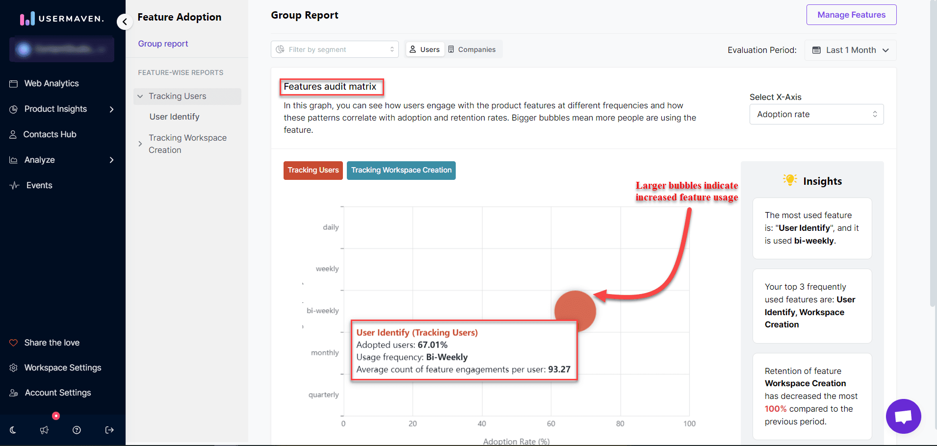 Features Audit Matrix